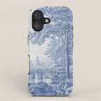Vintage Italian Toile de Jouy iPhone Case Gallery Image 1