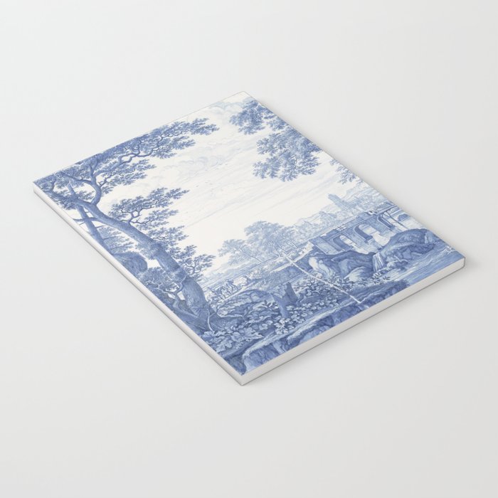 Vintage Italian Toile de Jouy Notebook Gallery Image 3