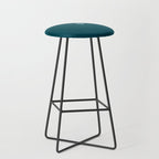 Minimalist Boat in blue Lake  Stool Gallery Image 1