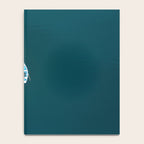 Minimalist Boat in blue Lake  Notebook Gallery Image 4