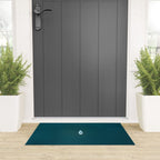 Minimalist Boat in blue Lake  Welcome Mat Gallery Image 3