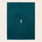 Minimalist Boat in blue Lake  Poster Gallery Image 4