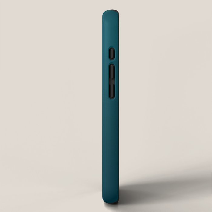 Minimalist Boat in blue Lake  iPhone Case Gallery Image 2