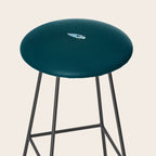 Minimalist Boat in blue Lake  Stool Gallery Image 2