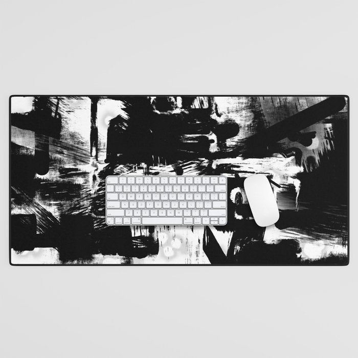 Black and White Desk Mat Gallery Image 1