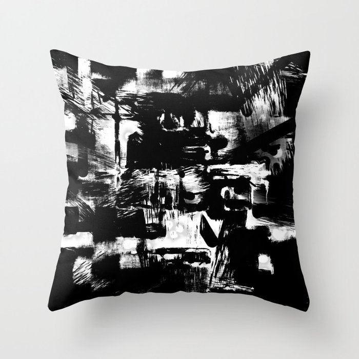 Black and White Throw Pillow Gallery Image 6