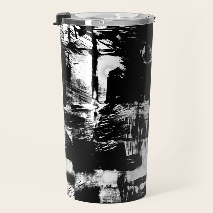 Black and White Travel Mug Gallery Image 3