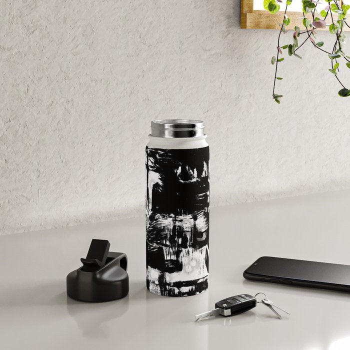Black and White Water Bottle Gallery Image 4