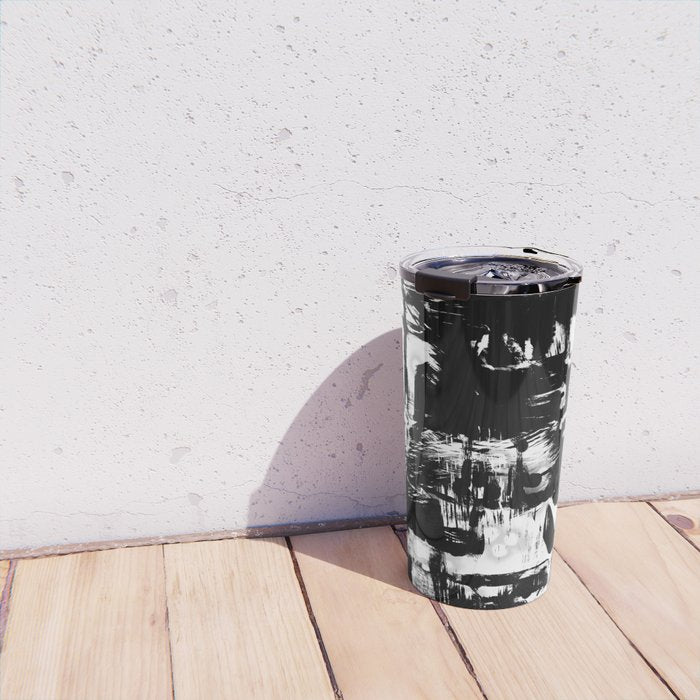 Black and White Travel Mug Gallery Image 4