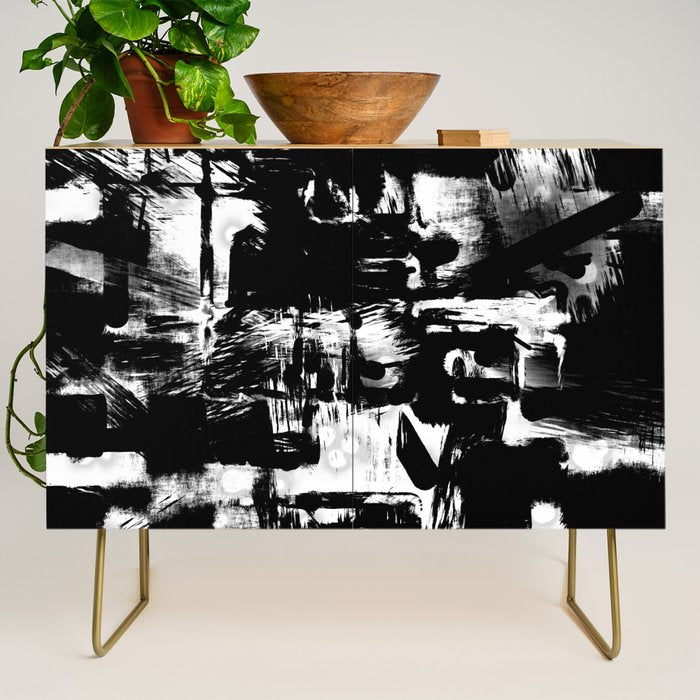 Black and White Credenza Gallery Image 1