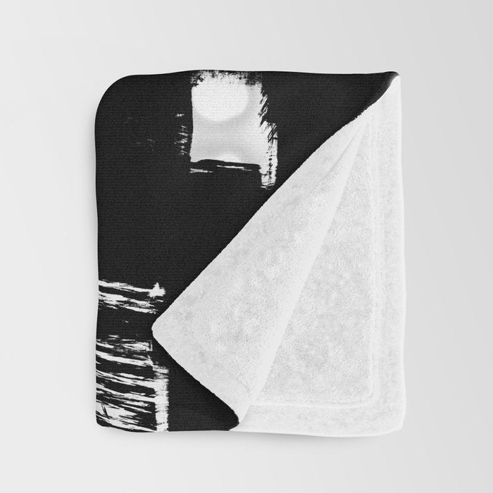 Black and White Throw Blanket Gallery Image 3