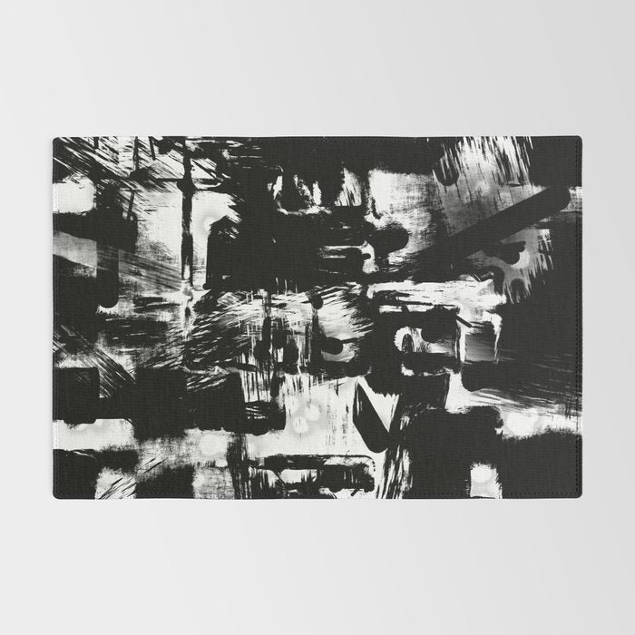 Black and White Rug Gallery Image 2