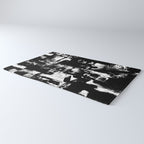 Black and White Rug Gallery Image 3