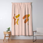 Matisse inspired shapes Window Curtain Gallery Image 5