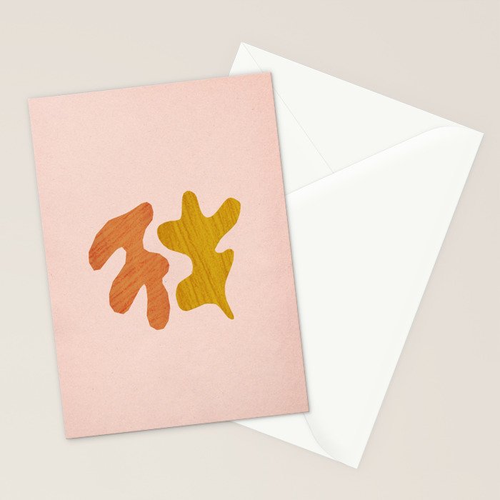 Matisse inspired shapes Stationery Card Gallery Image 2