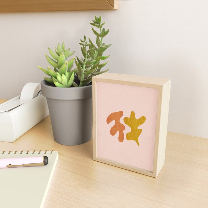 Matisse inspired shapes Mini Art Print Gallery Image 2
