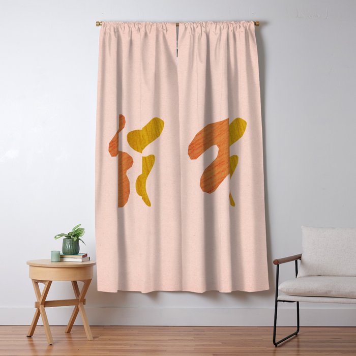 Matisse inspired shapes Window Curtain Gallery Image 1