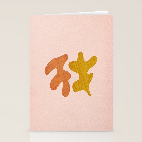 Matisse inspired shapes Stationery Card Gallery Image 2