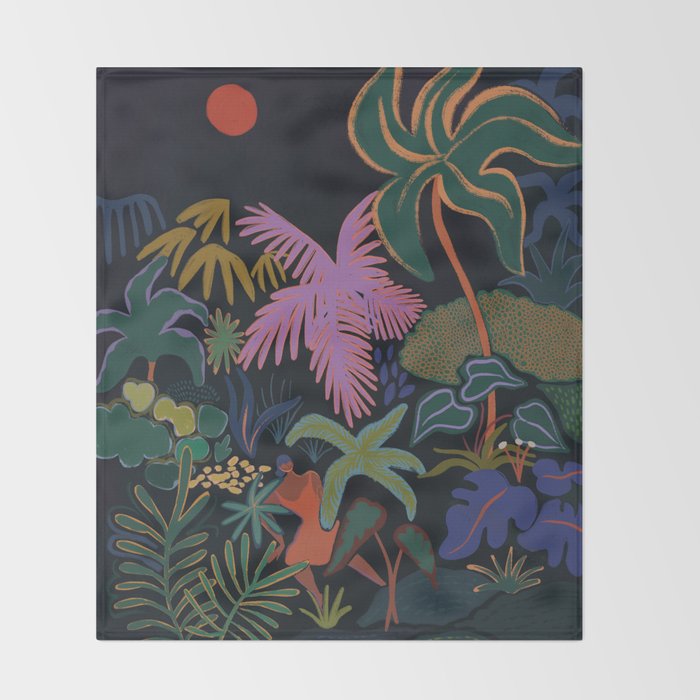 Lost in Nature Throw Blanket Gallery Image 2