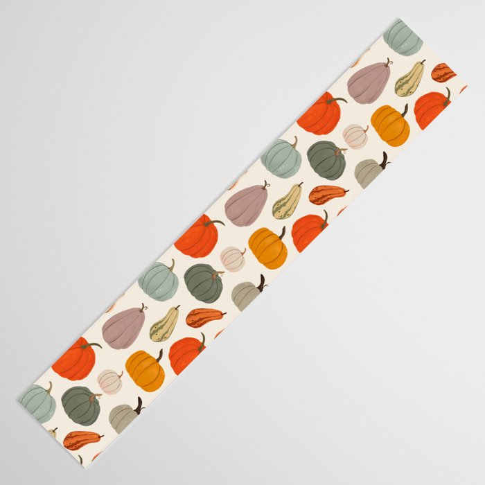 Autumn Pumpkins and Squash Table Runner Gallery Image 3