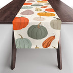 Autumn Pumpkins and Squash Table Runner Gallery Image 1