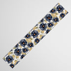 Blue watercolor roses Table Runner Gallery Image 3