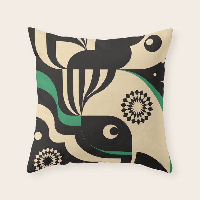 Midnight Fairies Throw Pillow Gallery Image 6