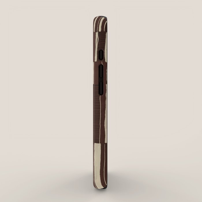Scratchy Blocks - Chocolate iPhone Case Gallery Image 2