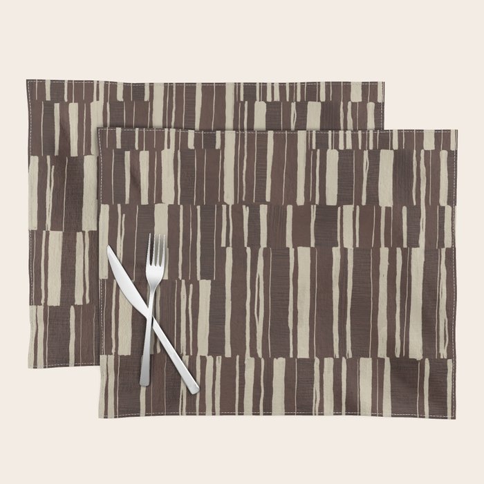 Scratchy Blocks - Chocolate Placemat Gallery Image 1