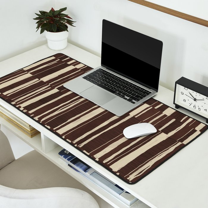 Scratchy Blocks - Chocolate Desk Mat Gallery Image 2