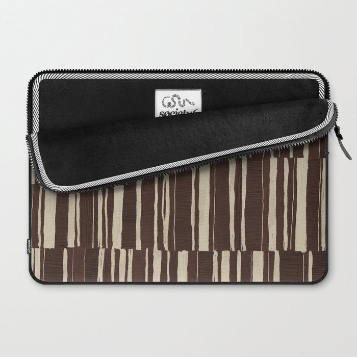 Scratchy Blocks - Chocolate Laptop Sleeve Gallery Image 2