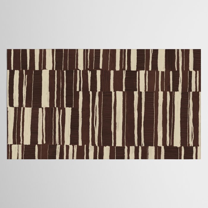 Scratchy Blocks - Chocolate Tablecloth Gallery Image 2