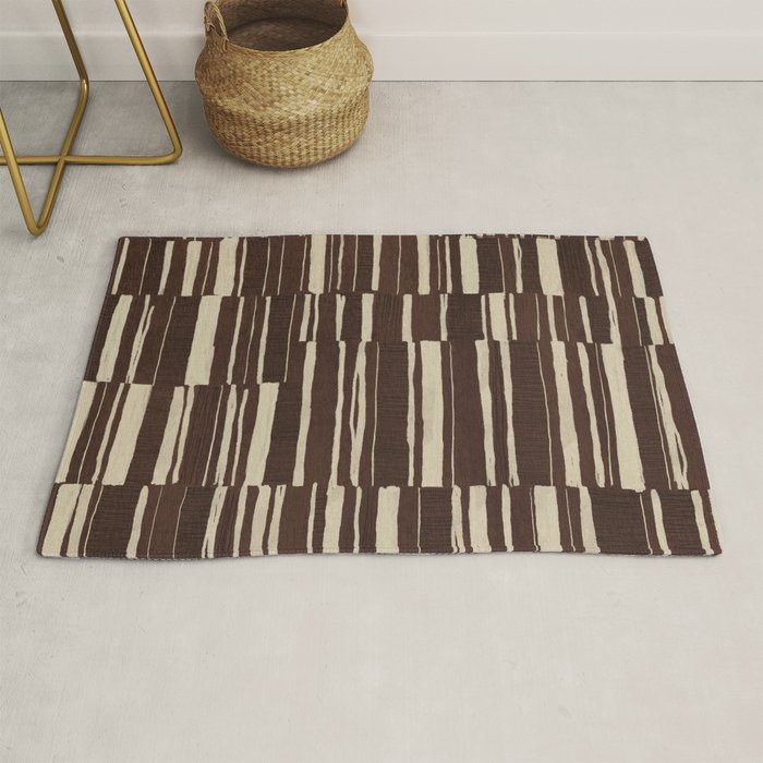 Scratchy Blocks - Chocolate Rug Gallery Image 1