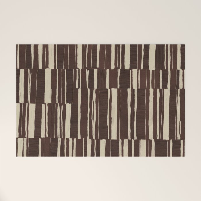 Scratchy Blocks - Chocolate Welcome Mat Gallery Image 1