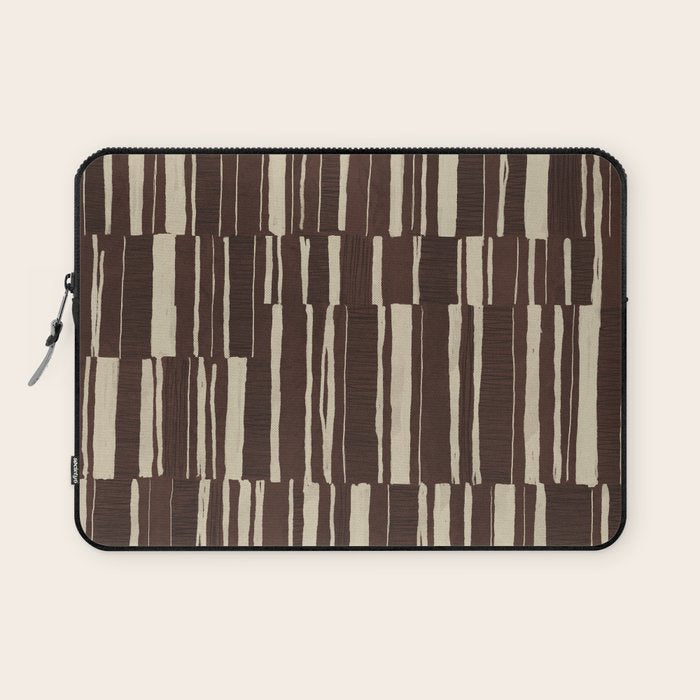 Scratchy Blocks - Chocolate Laptop Sleeve Gallery Image 1