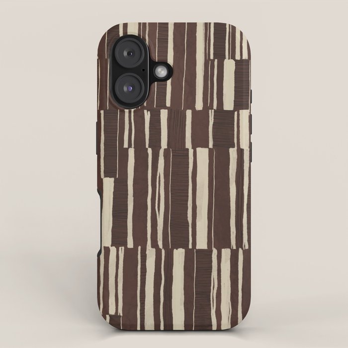 Scratchy Blocks - Chocolate iPhone Case Gallery Image 1