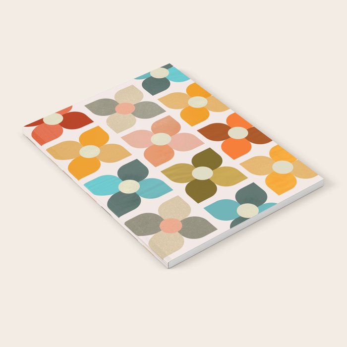 Bauhaus Geometric Flowers  Notebook Gallery Image 2