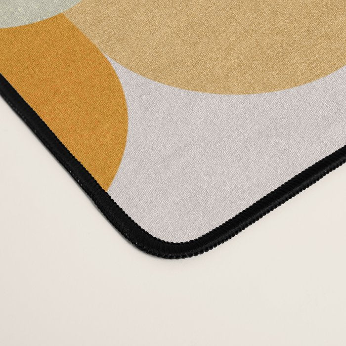 Bauhaus Geometric Flowers  Desk Mat Gallery Image 4