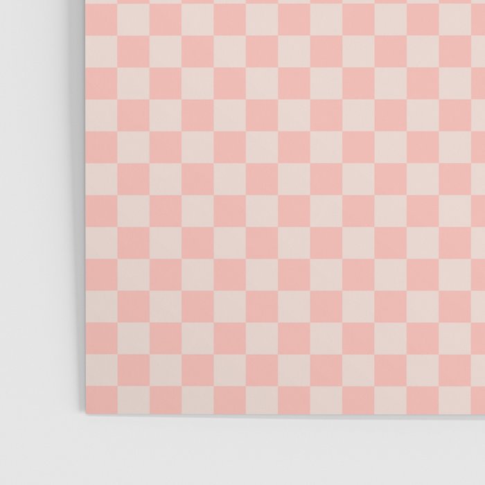 Check VII - Pink â Checkerboard Print Poster Gallery Image 3