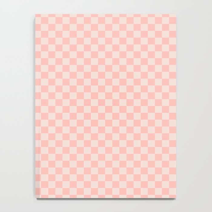 Check VII - Pink â Checkerboard Print Notebook Gallery Image 4