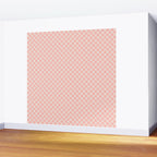 Check VII - Pink â Checkerboard Print Wall Mural Gallery Image 2