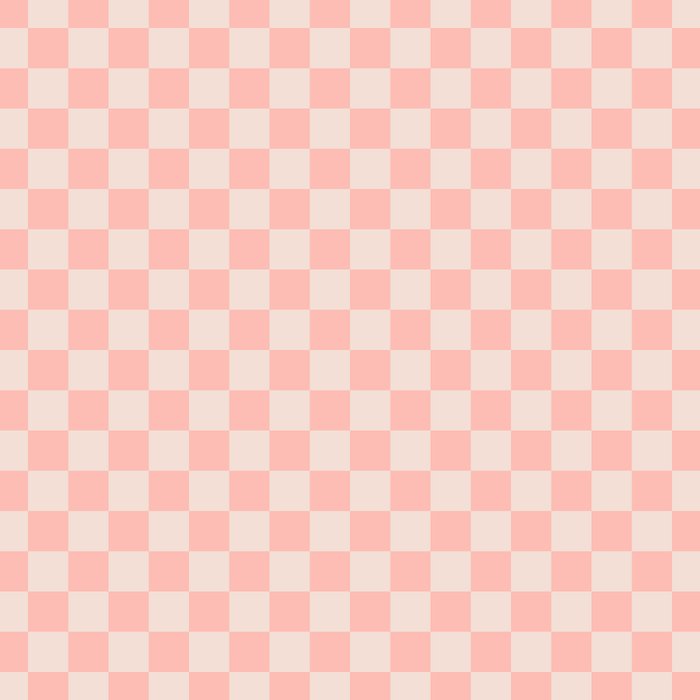 Check VII - Pink â Checkerboard Print Coffee Mug Gallery Image 2