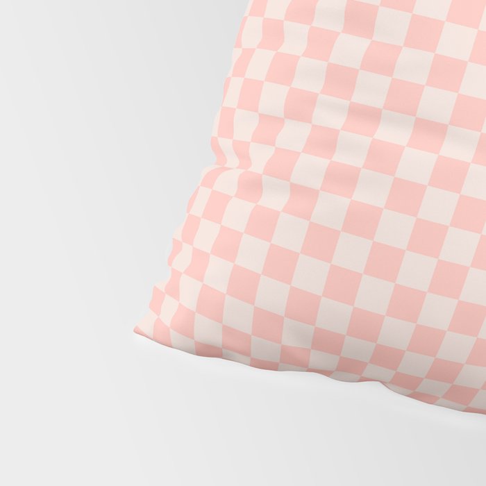 Check VII - Pink â Checkerboard Print Pillow Sham Gallery Image 4