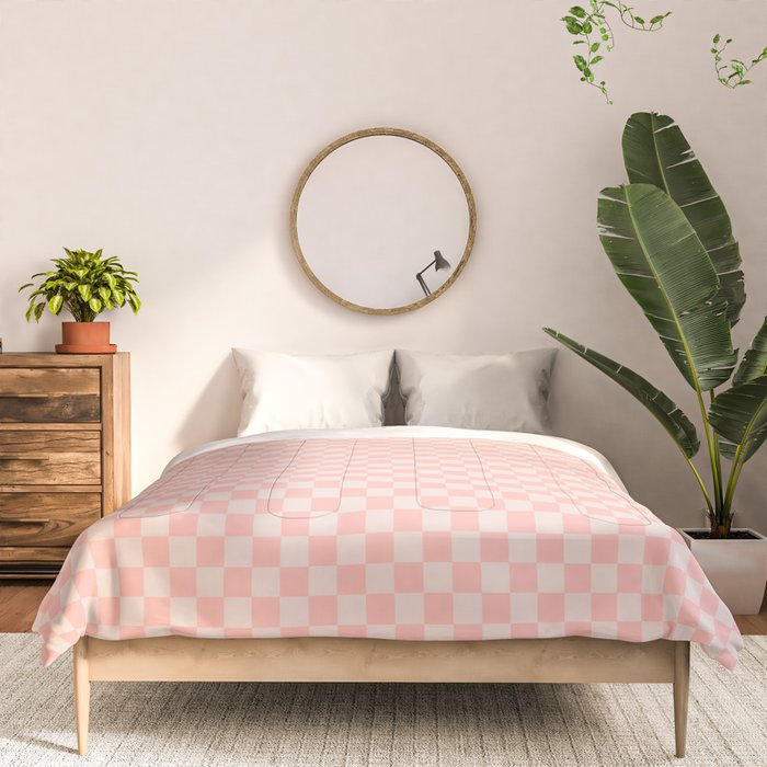 Check VII - Pink â Checkerboard Print Comforter Gallery Image 3