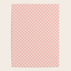 Check VII - Pink â Checkerboard Print Poster Gallery Image 4