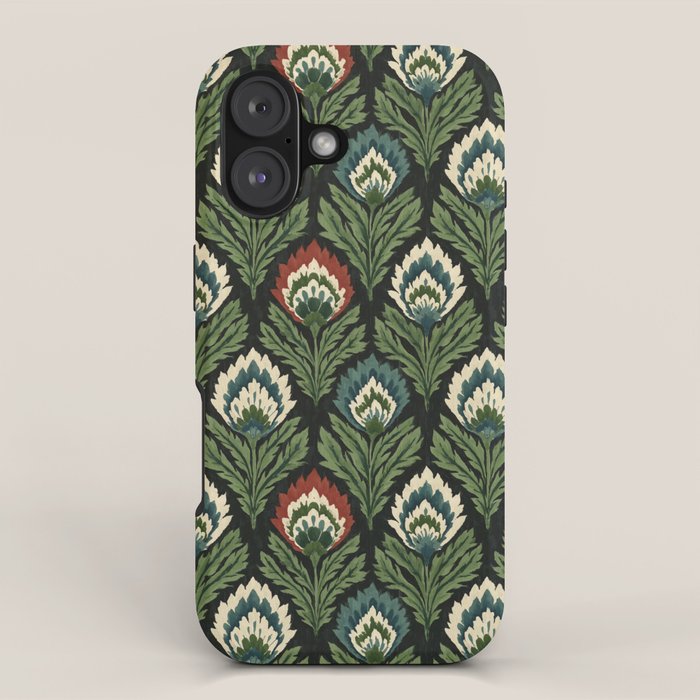 Vintage Floral Tapestry Pattern iPhone Case Gallery Image 1