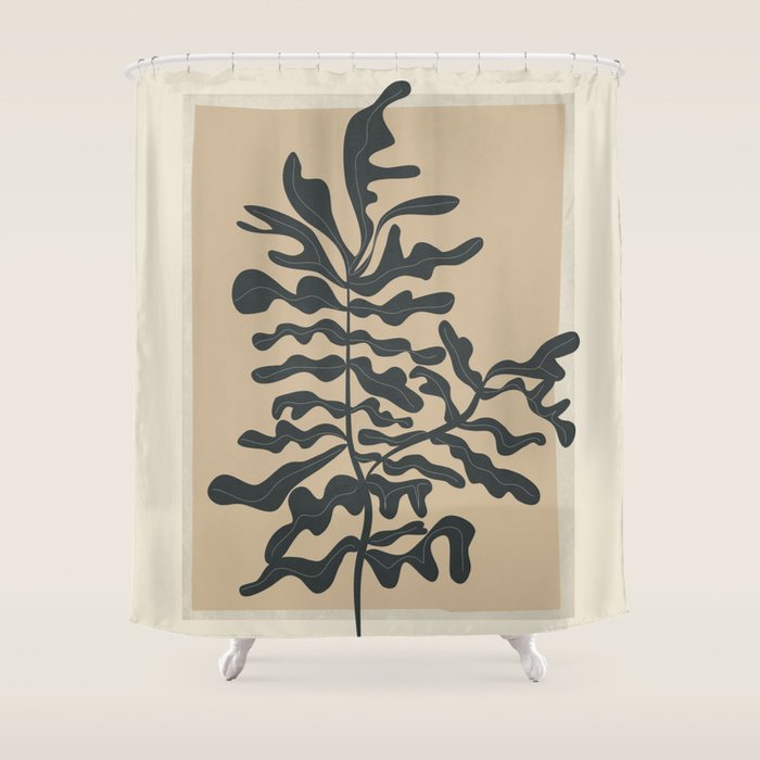 Branching Silhouettes Shower Curtain Gallery Image 1