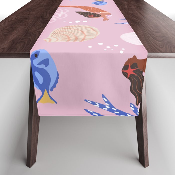 mermaids & Seashells Table Runner Gallery Image 1