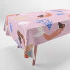 mermaids & Seashells Tablecloth Gallery Image 1