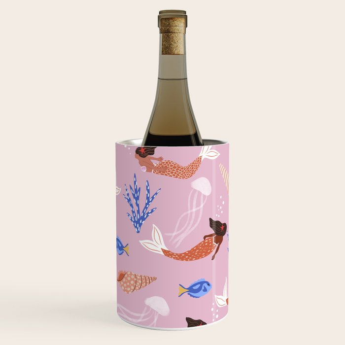 mermaids & Seashells Wine Chiller Gallery Image 3